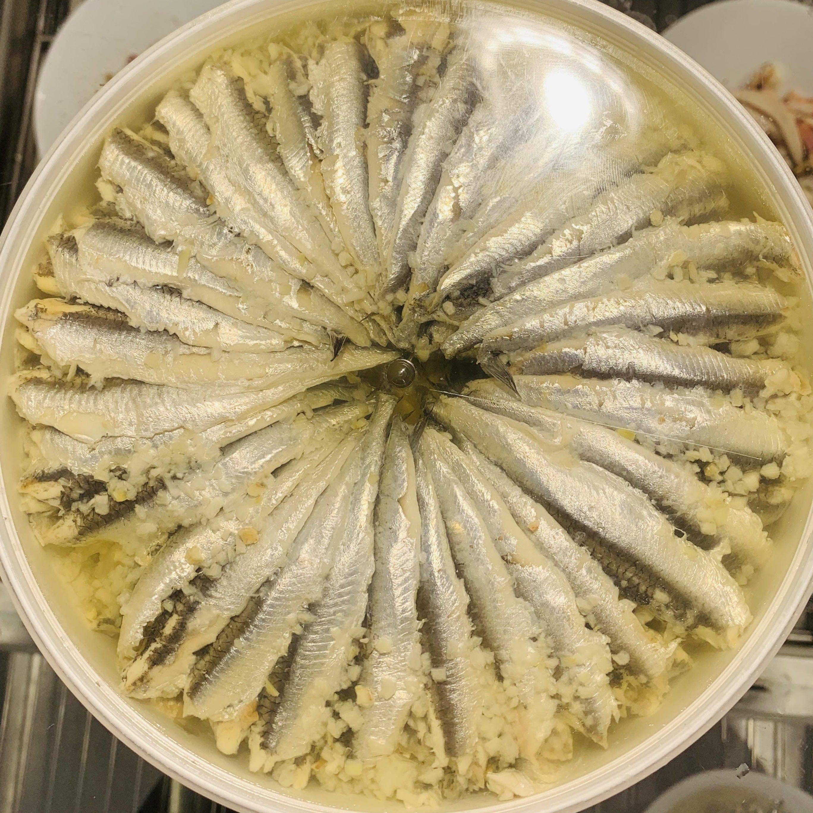 Anchovies In Garlic